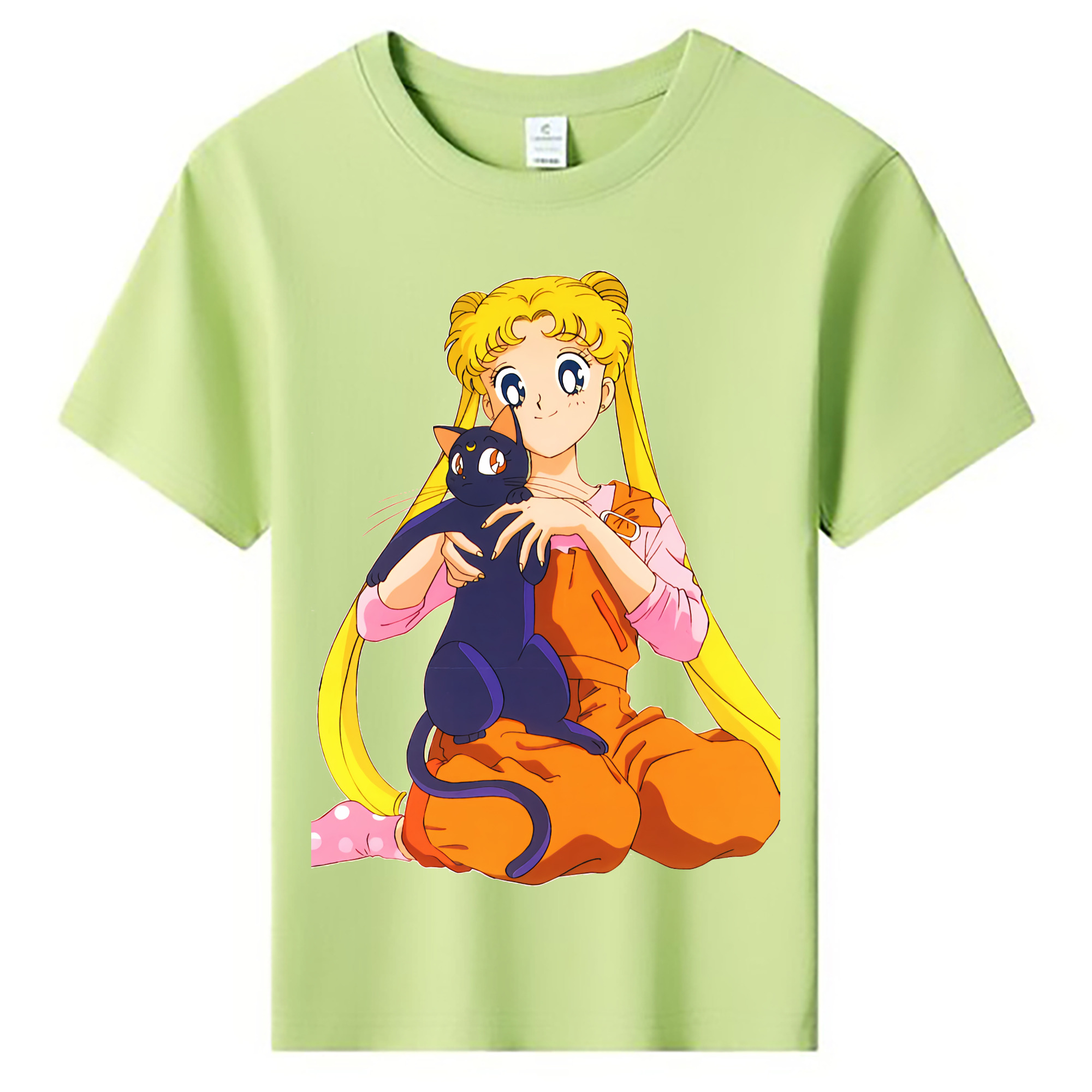 （画像用） 美少女戦士セーラームーン 愛野 美奈子 あいの みなこ Sailor Moon Aino Minako 綿100％キッズTシャツ（フロントプリント）